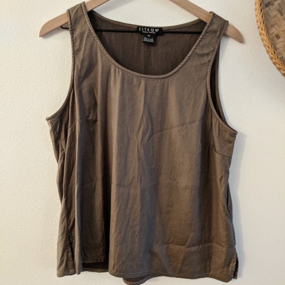 Citron Silky Wool Tank